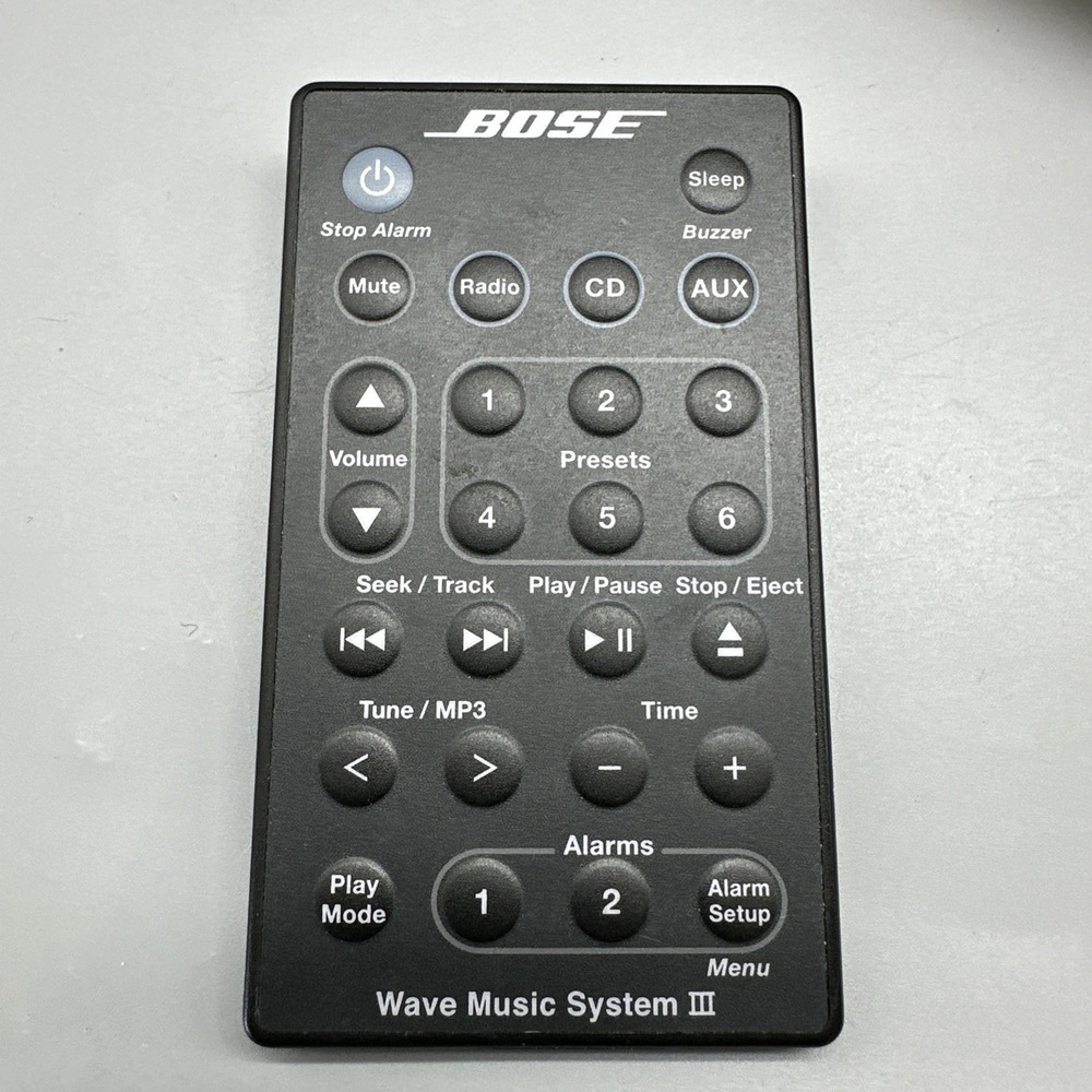 Bose Wave Music System III Remote Control " Genuine" -Tested